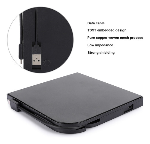 Driver Óptico: Unidades Externas Usb 2.0, Gravador De Dvd, G