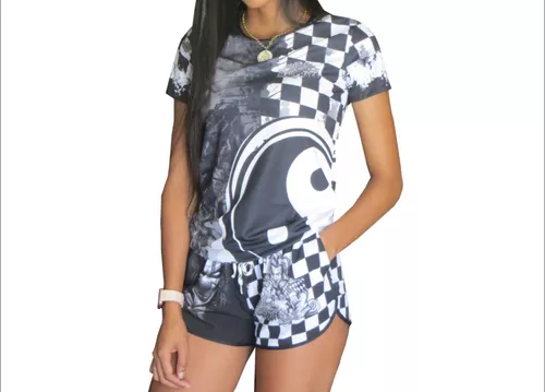 Camiseta Feminina Baby Look De Quebrada Favela Cod 04