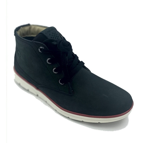 Zapato Swissbrand Baar Casual Hombre Negro -baar-480 Blk/wht