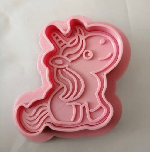 Cortadores Con Sellos De Unicornio Personalizados (imp 3d)