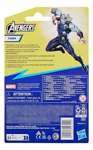 Marvel Avengers Thor Figura 10cm Con Accesorio Hasbro