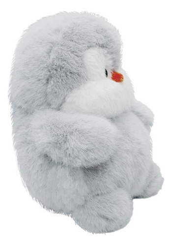 Peluche Mediano De Animales Ultra Suave Y Esponjoso Color Gris