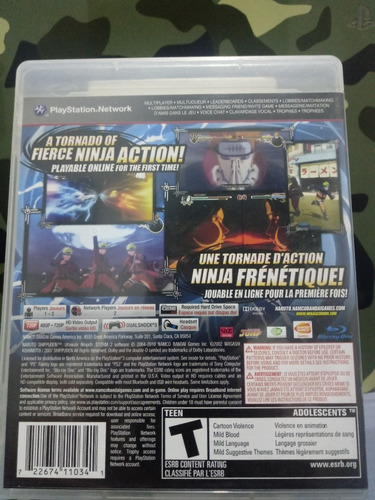 Naruto Shippuden Ultimate Ninja Storm 2 Ps3 Fisico Z/lomas