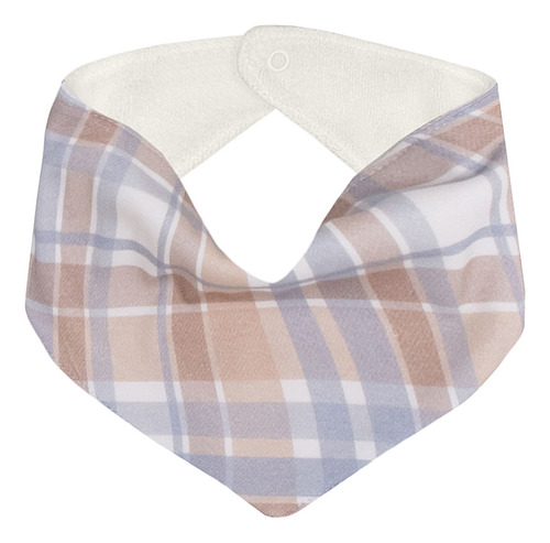 Babador Bandana Algodão Egípcio Atoalhado Mini&co Toy Xadrez