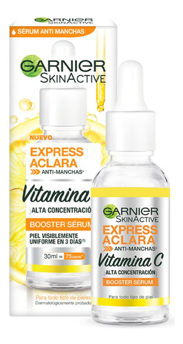 Sérum Anti Manchas Garnier Express Aclara + Vitamina C 30ml