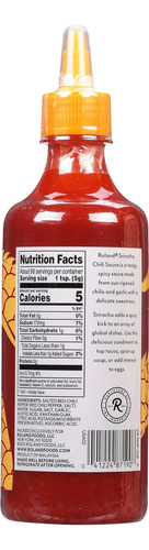 Salsa De Chile Sriracha, Alimentos Importados Especiales