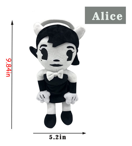 1 Peça De Boneca De Pelúcia Bendy The Ink Machine (tom+alice