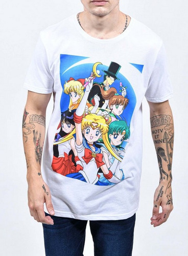 Sailor Moon Playera Oficial Para Hombre Talla L