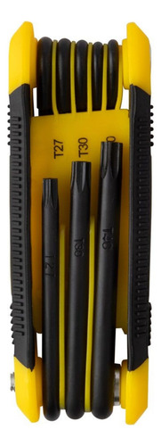 Kit Jogo De Chave Torx Tipo Canivete 8 Pçs