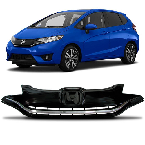 Grade Honda Fit 2015 2016 2017 2018 Friso Cromo Black Piano