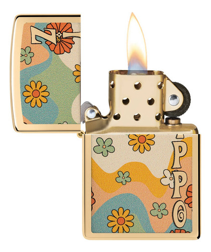Encendedor Zippo Poder De La Flor