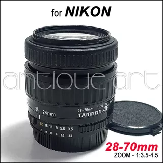 A64 Lente Af 28-70mm Tamron Para Nikon Zoom Manual Fx