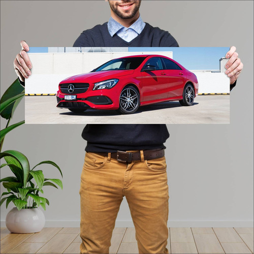 Cuadro 30x80cm Auto 2016 Mercedes Benz Cla Class 646