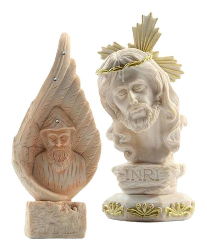 2 Estatuas De Cristo Jesús, Adornos Religiosos, Estatua