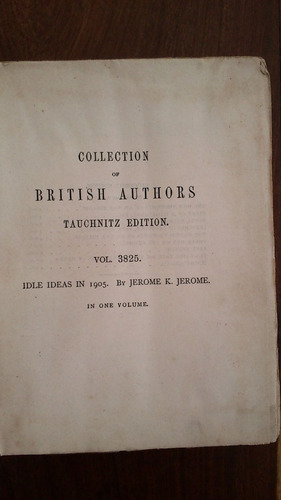 Imagen 2 de 5 de Idle Ideas In 1905 - Jerome K. Jerome