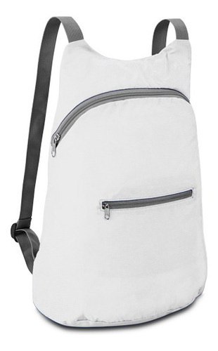 Mochila Dobrável Premier Ripstop Impermeável Branco