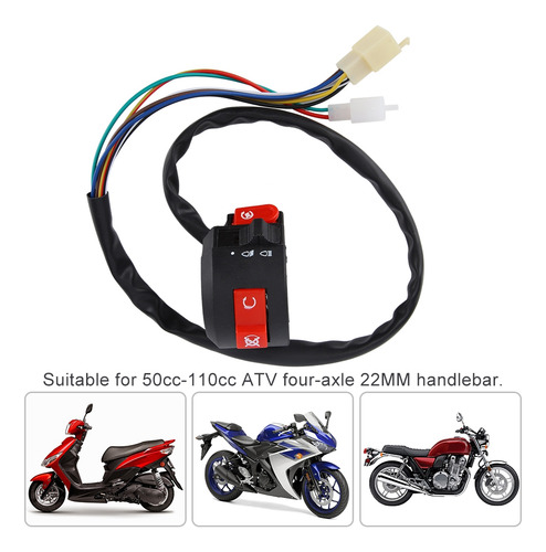 Manillar Universal Engine Stop Start De 22 Mm Que Se Enciend