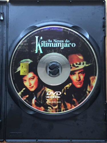 Dvd Filme As Neves Do Kilimanjaro - Gregory Peck/ Gardner (Usado)