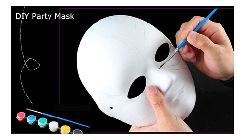 30 Pack 2 Sizes Paper Mache Masks Create Artistic Craft Proj