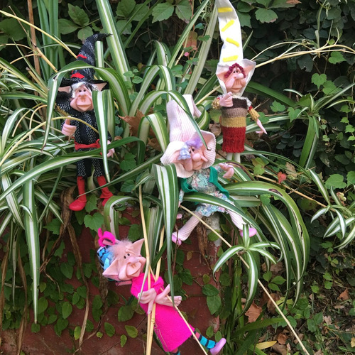 Imagen 4 de 10 de Duende Articulado. Se Paran Solos! (15cm. Sin Medir Gorro!)