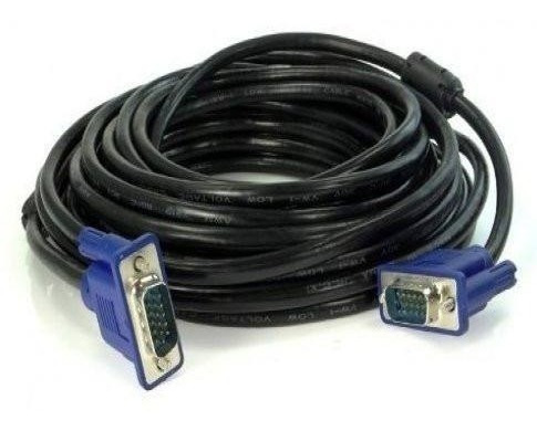 Imagem 4 de 4 de Cabo Vga 15m Monitor Lcd Pc Tv Projetor 15 Metros Blindado