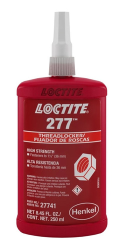 Traba Roscas Fuerza Alta Loctite 277 X 50ml