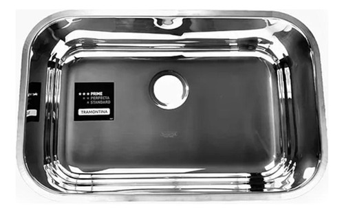 Cuba Tramontina Prime Aço Inox 304 56x34x17 Com Válvula