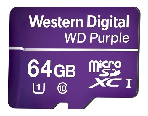 Cartão Microsd 64 Gb Wd Purple Intelbras Pronta Entrega