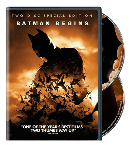 Dvd Batman Begins (inglês) Two Disc Deluxe Edition  Lacrado!