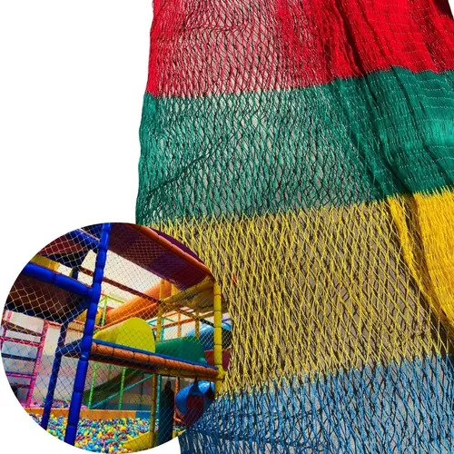 Rede Kid Play Malha 5 Polietileno Color 64mts2 20.00x3.20mts