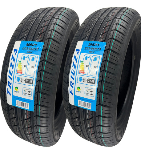 Kit 02 Pneus 225/55r18 98v Friezza Ms01 Aro 18 + Brinde