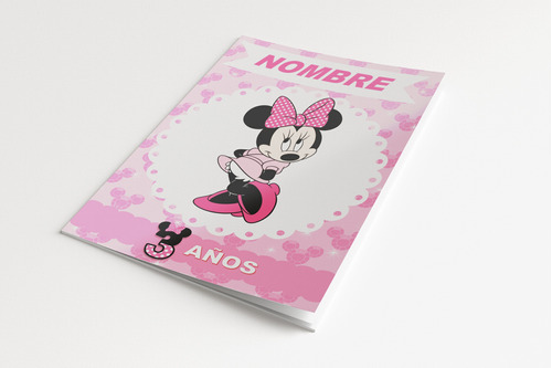 Libro Para Pintar Editable Imprimible De Minnie