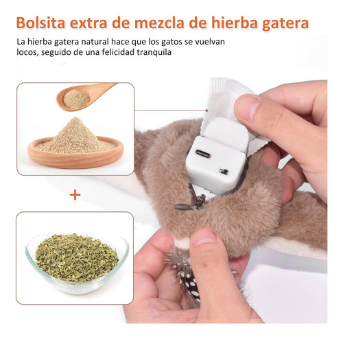 Pajaro Juguete Gato Interactivo Flappy Bird Cat Toy Sensor
