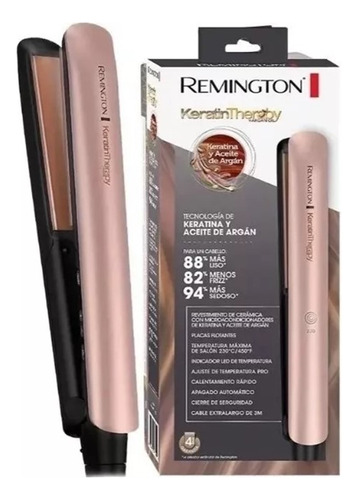 Plancha Remington De Cabello Keratina Therapy Y Argan Nuevas