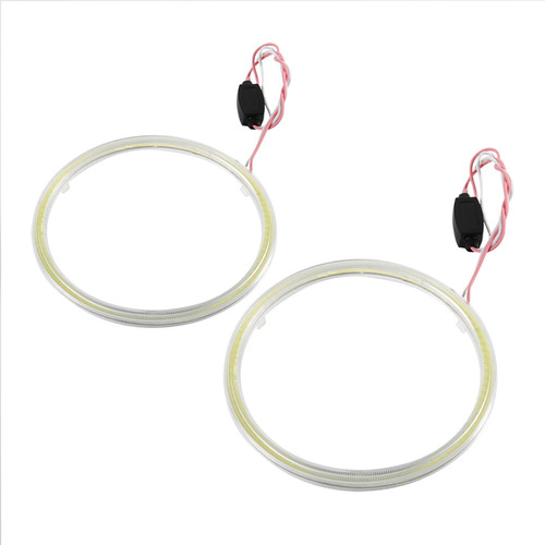 Faro Led Automático Con Anillos De Halo De 110 Mm Para Motoc
