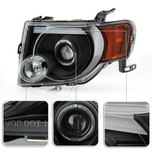 Ford Escape 2008 - 2012 Juego De Faros Con Ojo De Angel