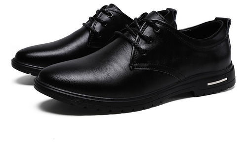 Zapatos Casual Formal Hombre Piel De Vaca Talla 38-47 Marrón