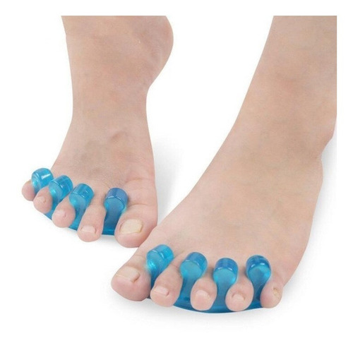 Imagem 2 de 10 de Separador Dedos E Espaçador De Silicone Manicure Pedicure