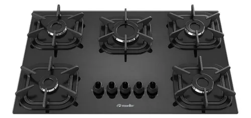 comprar Cooktop Mueller 5 Bocas Ultra Chama 2400w