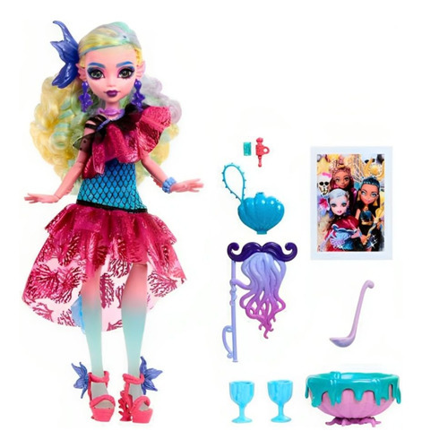 Monster High Monster Ball Party Lagoona Blue Mattel Hnf71