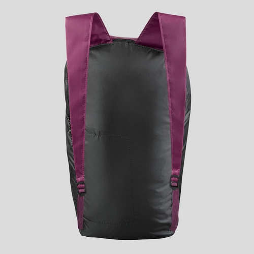 Mochila De Viaje Forclaz Compacta 10l Original Nueva Rosa Oscuro Liso