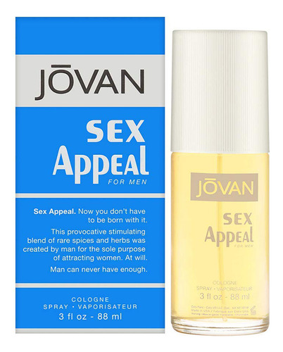 Jovan Musk Sex Appeal For Men Edc 88ml Silk Perfumes