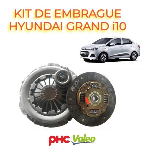 Imagen 1 de 3 de Kit De Embrague Hyundai Grand I10 Valeo Korea