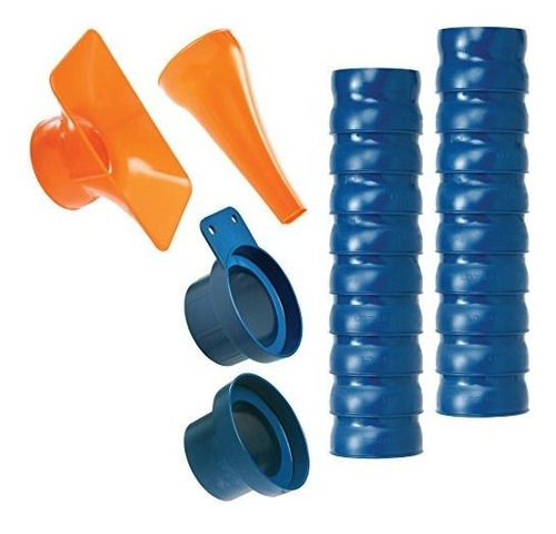Loc-line 80813 Shop Vacuum Kit, 2.5 , Blue Orange