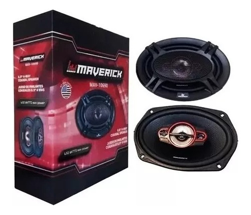 Juego De Parlantes 6x9 4 Vias Maverick 650w