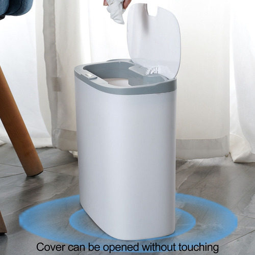Automatic Waste Garbage Can With Smart Sensor, Bathroom