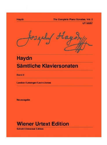 J. Haydn: The Complete Piano Sonatas, Vol.2 / Samtliche Klav