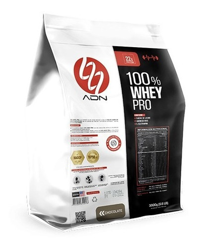 100% Whey Pro, Proteína Adn Saco 3 Kilos