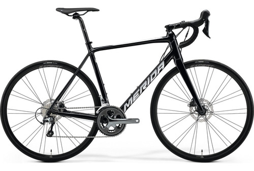 Bicicleta De Ruta Merida Scultura 300 Tiagra Disc Color Negro Tamaño Del Cuadro M L (54cm)