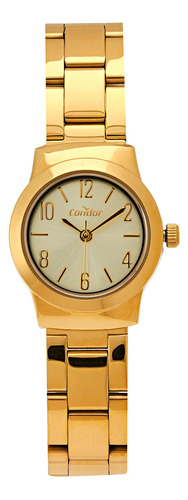 Relógio Feminino Mini Dourado Condor